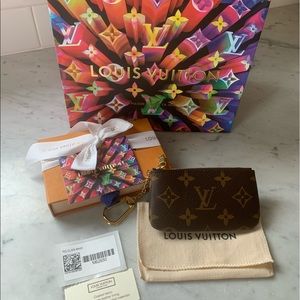 Louis Vuitton Key Pouch Monogram Xmas packaging